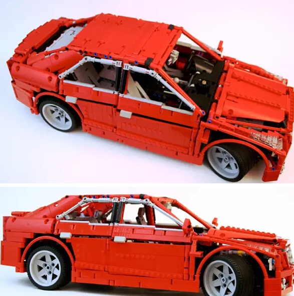 海外牛人用乐高积木拼搭凯迪拉克ats