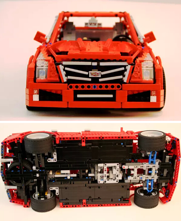 海外牛人用乐高积木拼搭凯迪拉克ats